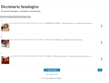 Tablet Screenshot of diccionariosexologico.blogspot.com