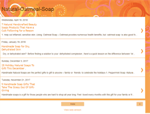 Tablet Screenshot of natural-oatmeal-soap.blogspot.com