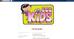 Desktop Screenshot of pgccckids.blogspot.com