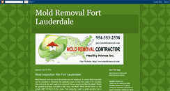 Desktop Screenshot of moldremovalfortlauderdale.blogspot.com