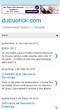 Mobile Screenshot of duduerick.blogspot.com
