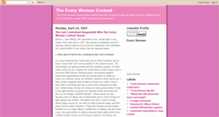 Desktop Screenshot of everywomancontest.blogspot.com