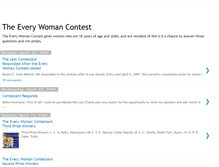 Tablet Screenshot of everywomancontest.blogspot.com