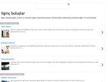 Tablet Screenshot of ilgincbuluslar.blogspot.com