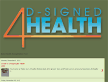 Tablet Screenshot of d-signed4health.blogspot.com