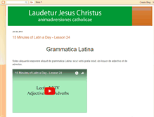 Tablet Screenshot of laudetur.blogspot.com