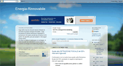 Desktop Screenshot of energia-rinnovabile-blog.blogspot.com