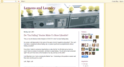 Desktop Screenshot of lemonsandlaundry.blogspot.com
