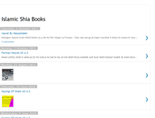 Tablet Screenshot of islamicshiabooks.blogspot.com