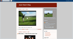 Desktop Screenshot of jasondeanblog.blogspot.com