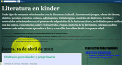 Desktop Screenshot of literaturaenkinder.blogspot.com