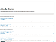 Tablet Screenshot of mymikasha.blogspot.com