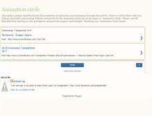 Tablet Screenshot of animationcircle.blogspot.com