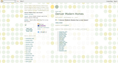 Desktop Screenshot of denvermodernhomes.blogspot.com