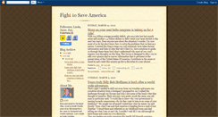 Desktop Screenshot of fighttosaveamerica.blogspot.com