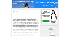 Desktop Screenshot of fitness-tips-video.blogspot.com