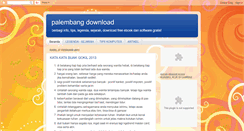 Desktop Screenshot of palembangdownload.blogspot.com