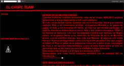 Desktop Screenshot of elchupeteam.blogspot.com