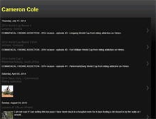 Tablet Screenshot of cameroncole.blogspot.com