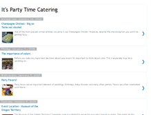 Tablet Screenshot of itspartytimecatering.blogspot.com