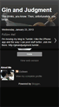 Mobile Screenshot of ginandjudgment.blogspot.com