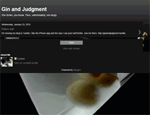 Tablet Screenshot of ginandjudgment.blogspot.com