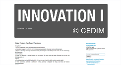 Desktop Screenshot of cedim-innovation.blogspot.com