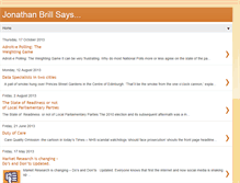 Tablet Screenshot of jonathanbrillsays.blogspot.com