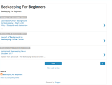 Tablet Screenshot of beekeeping4beginners.blogspot.com