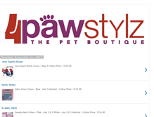 Tablet Screenshot of 4pawstylz.blogspot.com