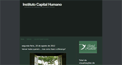 Desktop Screenshot of institutocapitalhumano.blogspot.com