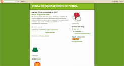 Desktop Screenshot of equipacionesfutbol.blogspot.com