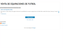 Tablet Screenshot of equipacionesfutbol.blogspot.com