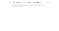 Desktop Screenshot of carolyndjohnson.blogspot.com