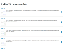 Tablet Screenshot of cyrenemichel.blogspot.com