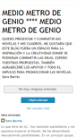 Mobile Screenshot of mediometrodegenio.blogspot.com