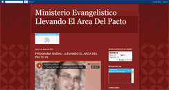Desktop Screenshot of llevandoelarcadelpacto.blogspot.com