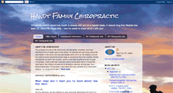 Desktop Screenshot of handtchiropractic.blogspot.com