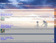 Tablet Screenshot of handtchiropractic.blogspot.com