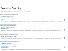 Tablet Screenshot of executivecoachingarticles.blogspot.com