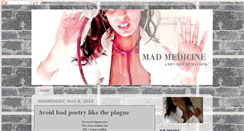 Desktop Screenshot of madmedicinemayhem.blogspot.com