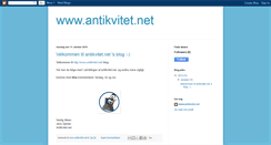 Desktop Screenshot of antikvitetnet.blogspot.com
