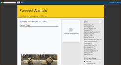Desktop Screenshot of funniest-animals.blogspot.com