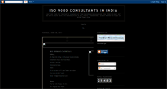 Desktop Screenshot of isoconsultants-india.blogspot.com