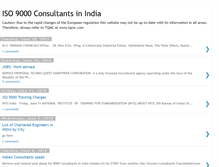 Tablet Screenshot of isoconsultants-india.blogspot.com