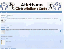 Tablet Screenshot of clubatletismosada.blogspot.com