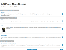 Tablet Screenshot of cellphonerelease.blogspot.com