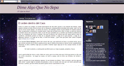 Desktop Screenshot of con6sentidos.blogspot.com