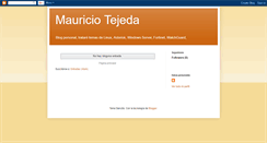 Desktop Screenshot of mauricio-tejeda.blogspot.com