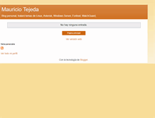 Tablet Screenshot of mauricio-tejeda.blogspot.com